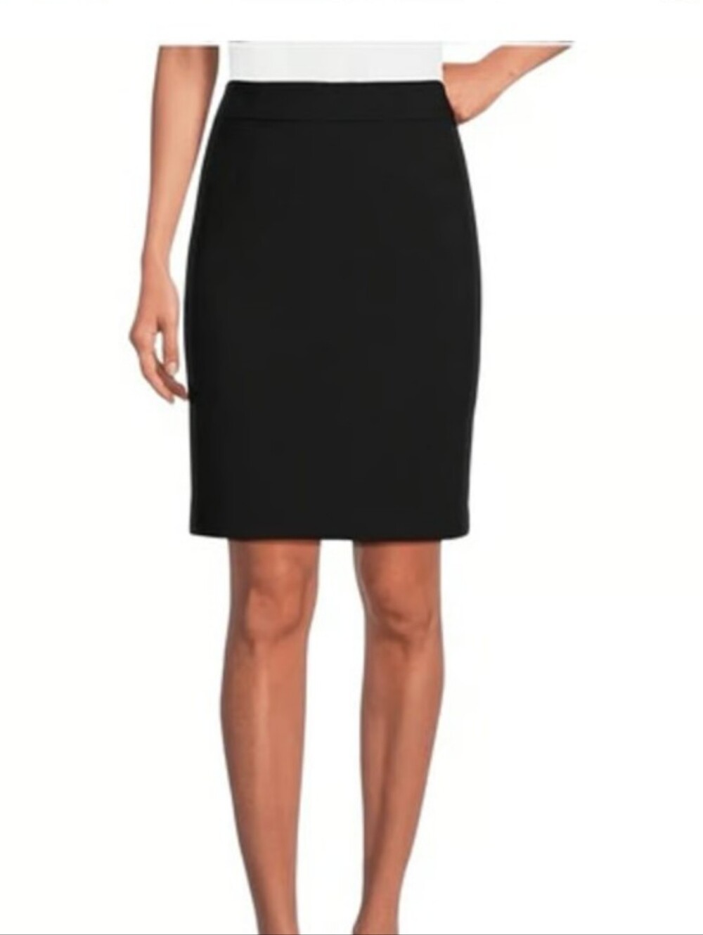 Calvin Klein Black Pencil Skirt - Tailored Office Essential